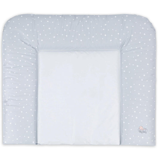 Wickelauflage Wickelunterlage abwaschbar und wasserdicht 75x72 cm - Wickelmatte zum Auflegen auf Wickeltisch Wickelaufsatz Wickelkommode oder Waschmaschine changing mat 75 x 72 Safari Motiv