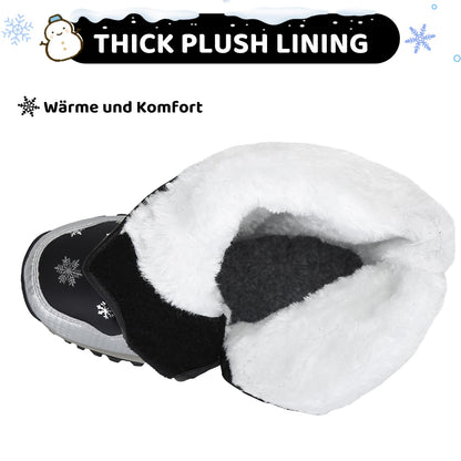 Mishansha Girls' Winter Boots, Children's Winter Shoes, Warm Snow Boots, Lined Winter Boots