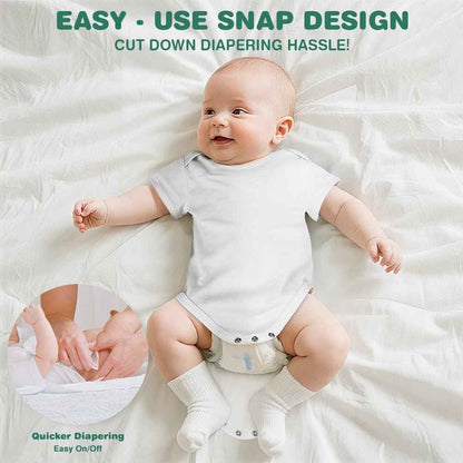 Vicloon Baby Bodysuit Short Sleeve Unisex Baby Set Short Sleeve Bodysuits Made of 100% Super Soft Cotton, Baby Bodysuit with Press Studs for Newborn Baby Boys and Girls 0-3 m/3-6 m/6-9 m/9-12 m
