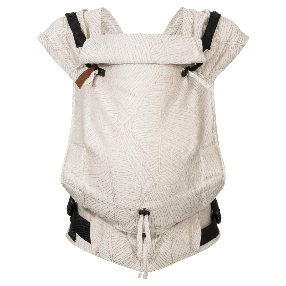 Hoppediz Babytrage Primeo, für Neugeborene ab Geburt, Bauchtrage, Rückentrage, 100% Bio-Baumwolle, Djerba