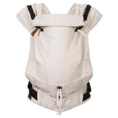 Hoppediz Babytrage Primeo, für Neugeborene ab Geburt, Bauchtrage, Rückentrage, 100% Bio-Baumwolle, Djerba