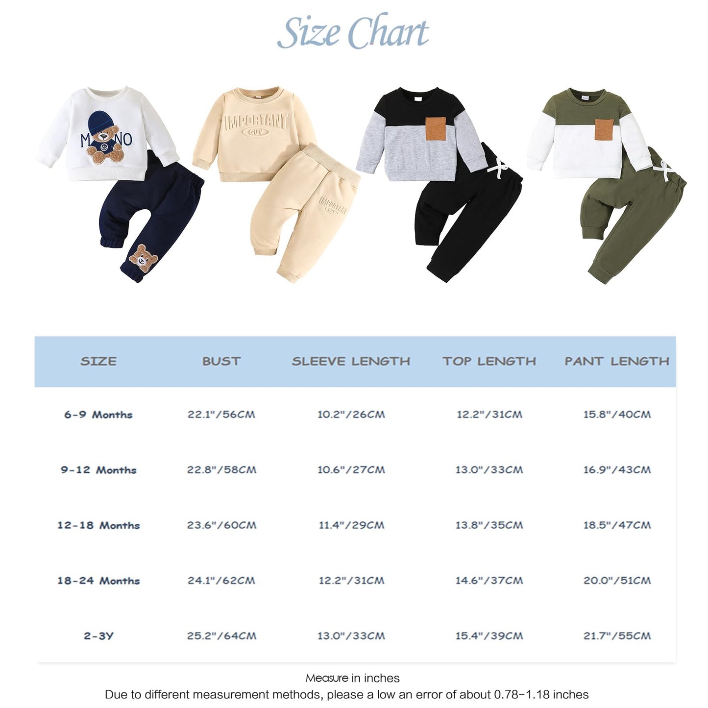 Kleinkind Baby Jungen Outfit Farbblock Brief Druck Sweatshirt Top + Einfache Hose Baby Herbst Frühling 2-teilige Kleidung Set