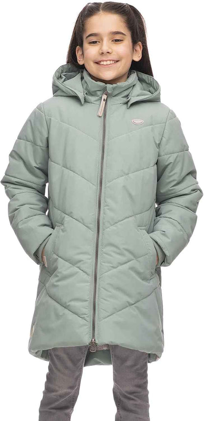 Ragwear Elvina Children's Girls' Winter Jacket Winter Coat Outdoor Jacket with Hood 128-152