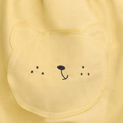 Baby Boys Girls Cotton Grow Trousers Pump Trousers Elastic High Waistband Baby Trousers Casual Jogging Bottoms Soft Comfort Baby Trousers - Bear Pattern Plain Manufacturing Size 73/80/90/100