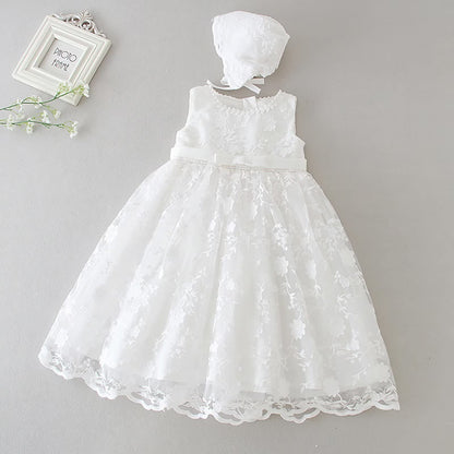 Baby Lange Taufe Kleider Weiße Taufe Kleid Besondere Anlässe Kleider für Mädchen Geburtstag
