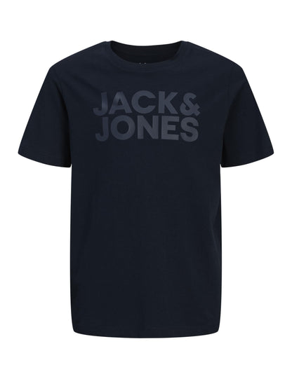 JACK & JONES Herren Jjecorp Logo Tee Ss Crew Neck Noos Jr T-Shirt