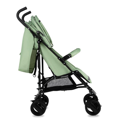 MoMi AKIRA Kinderbuggy Kinderwagen ab 6 Monaten (bis 15 kg), verstellbarer 5-Punkt-Sicherheitsgurt, Babytasche, Einkaufskorb, Regen- und Insektenschutz.