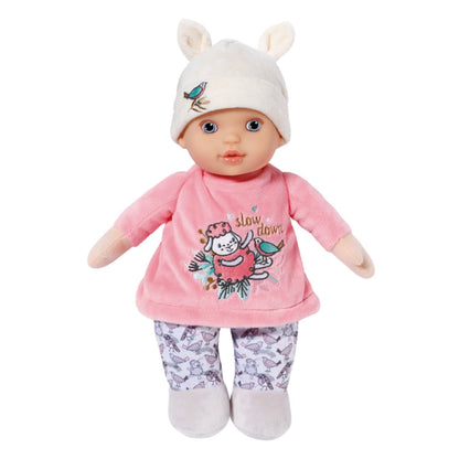 Zapf Creation 706428 Baby Annabell Sweetie for Babies 30cm - weiche rosa Stoffpuppe für Babys, integrierte Rassel, waschbar, ab Geburt nutzbar.