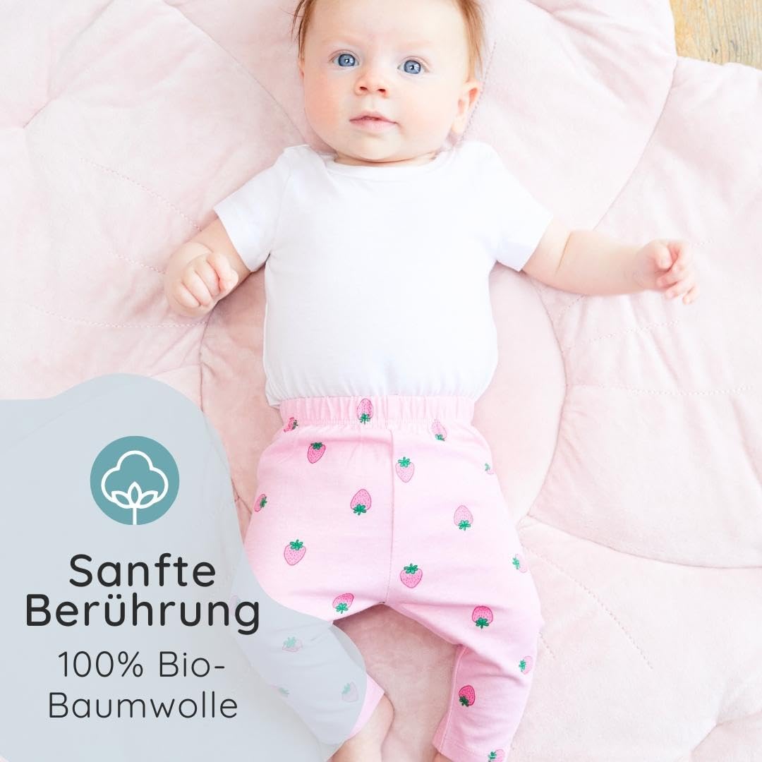Bramble & Bear (3er-Pack) weiche Leggings für Babys und Kleinkinder – sanfte Unisex Leggings für 0-3 Jahre