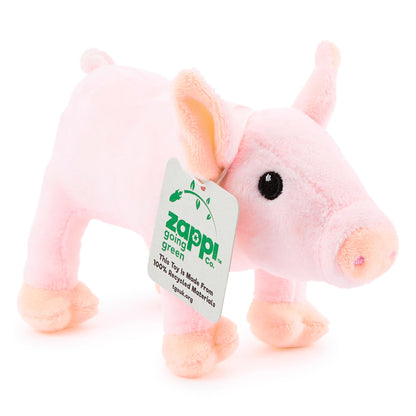 Zappi Co 100% recycelte Plüsch-Plüschtiere - Weiche und kuschelige Stofftiere, perfekte Begleiter für Kinder und Neugeborene (13-15cm) (Elefant)