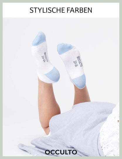 Occulto Mädchen & Jungen Sneaker Socken 10er Pack (Modell: Piccolo)