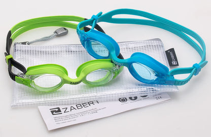 ZABERT K20 2er Pack Schwimmbrille für Kinder, Antibeschlag UV-Schutz, für Kinder Alter 3-10 Jahre