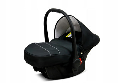 BabyLux® Bambimo Kinderwagen Set 3 in 1 - Lilly - incl. Babywanne, Buggy Sportsitz, Auto-Babyschale - Autositz - Kinderwagenset - Kombikinderwagen mit Wickeltasche, Regenschutz usw.