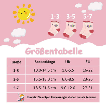 HYCLES Baby ABS Socks Children 0-7 Years 12 Pairs Stopper Socks Children Non-Slip Socks Child Boys Girls 23-26 27-30 Toddler Socks Baby