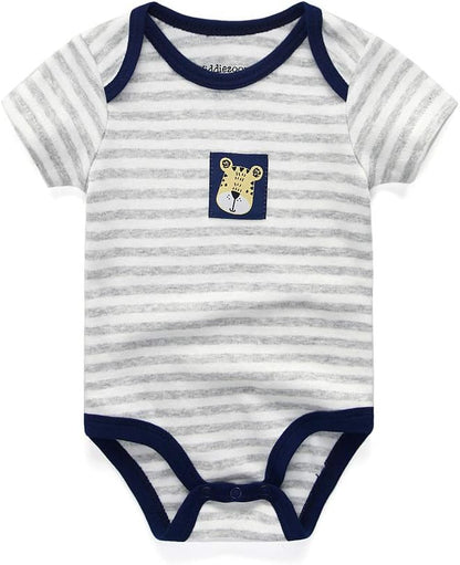 Baby Jungen 3er-Pack Kurzarm-Bodysuit Bio-Strampler
