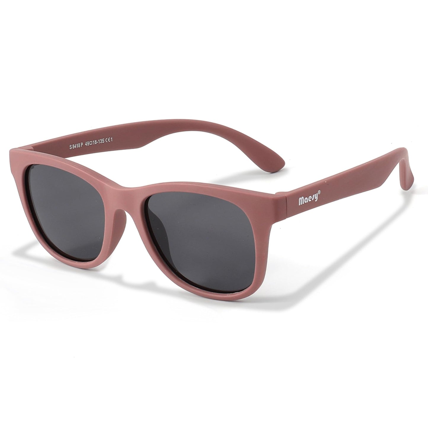 Maesy Yuki Children's Sunglasses for 6-12 Years, UV400 Polarised Protection, Flexible and Flexible Frame, Safe and Comfortable Sunglasses for Children