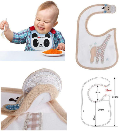 SLOSH 11 Waterproof Baby Bibs with Velcro Fastener, for Newborns Niño Niñas Unisex 11pcs 