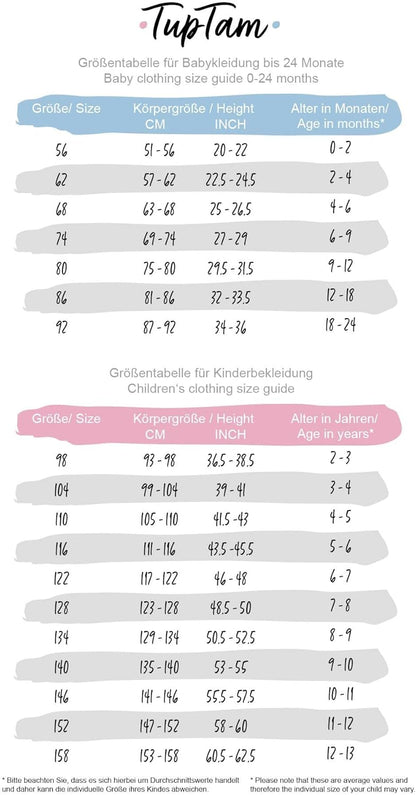TupTam, Girls' Knitted Tights, Colourful Pattern, Pack of 6
