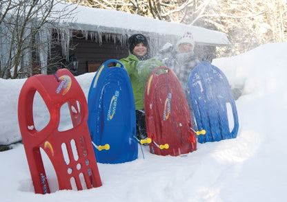 Rolly Toys rollySnow Max (Alter ab 3 Jahre, Farbe Rot, ergonomischer Sitz, mit zwei Bremsen, belastbar bis 100 kg) 200115