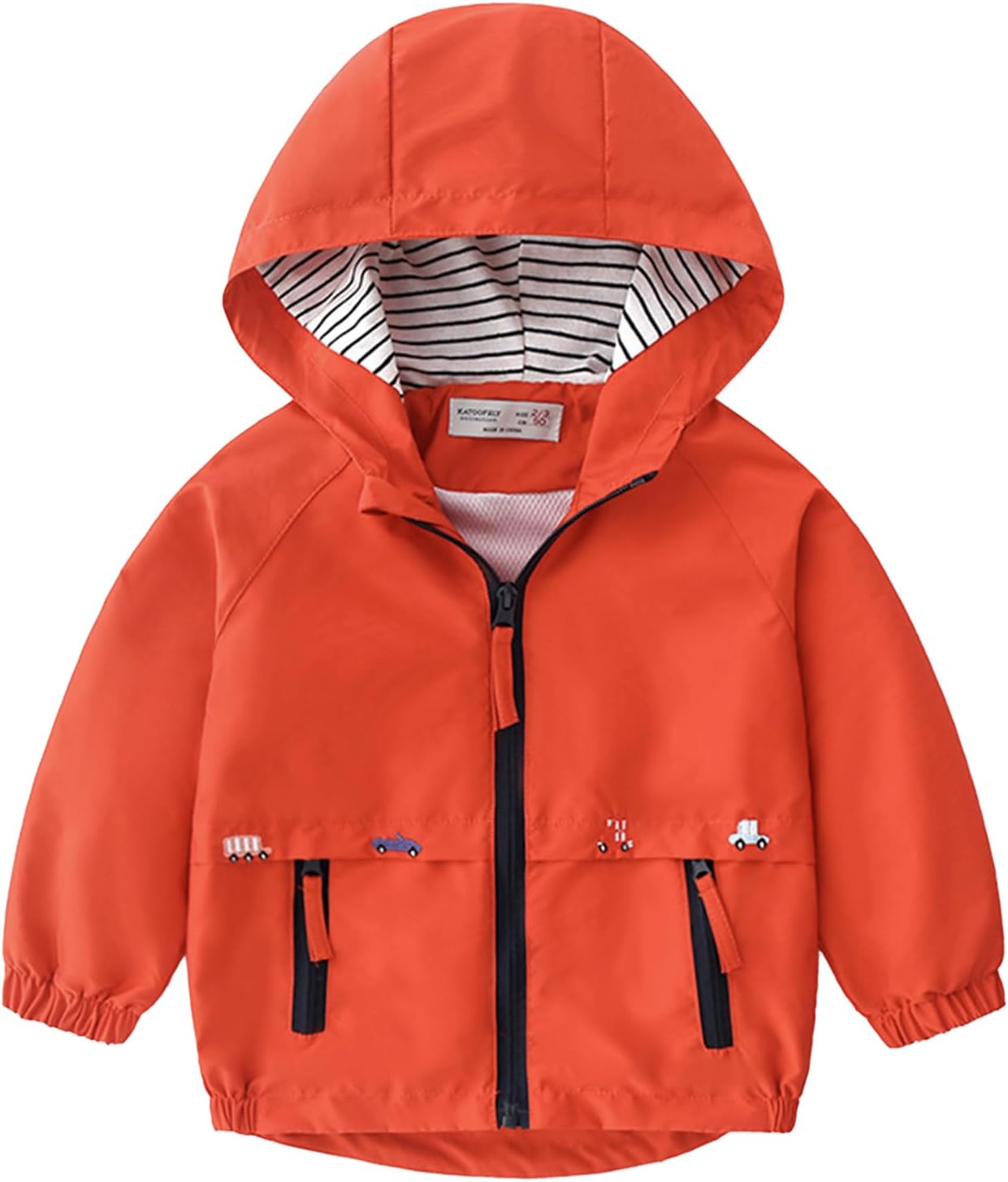 Volunboy Baby Kapuzen Jackets, Jungen Langarm Winddicht Mantel Cartoon Aufdruck Jacken