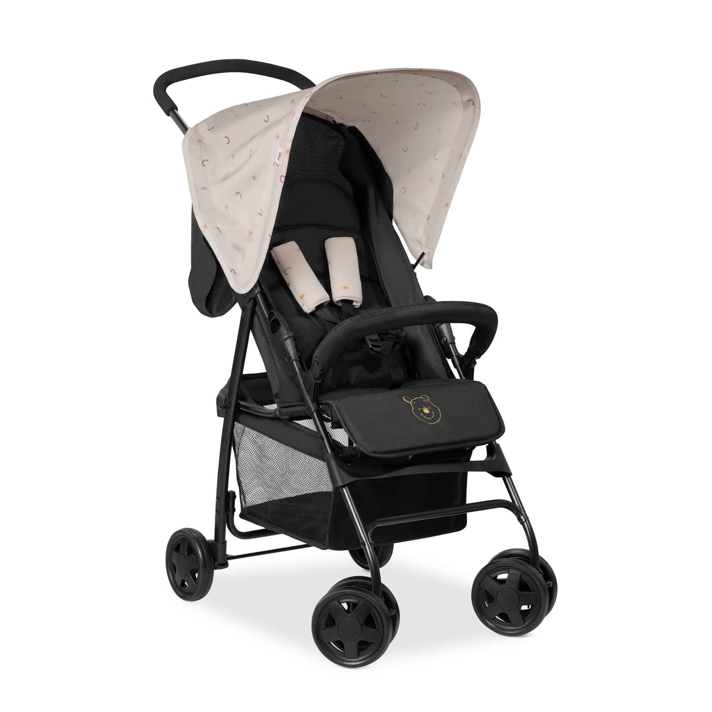 Hauck Lightweight Stroller up to 18 kg with reclining function from birth, small foldaway, sun canopy, large basket - Meloni2