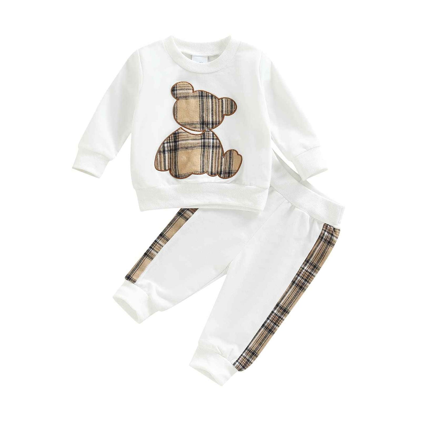Baby Boys Girls Clothes Little Bear Sweatshirt + Trousers Two Piece Set Newborn Outfit