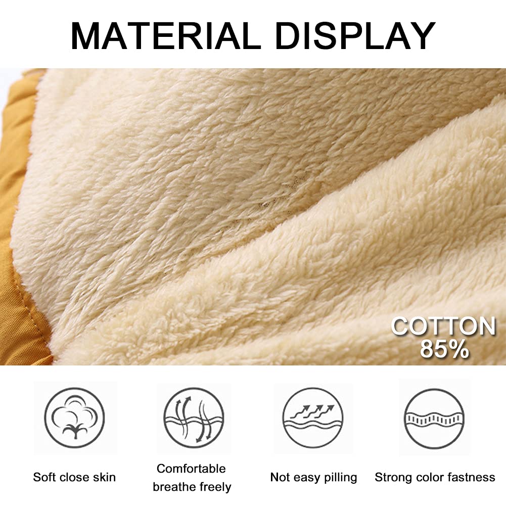 Winter Jacket for Boys and Girls, Warm Hoodie Outfits, Thick Coat, Baby Winter Coats