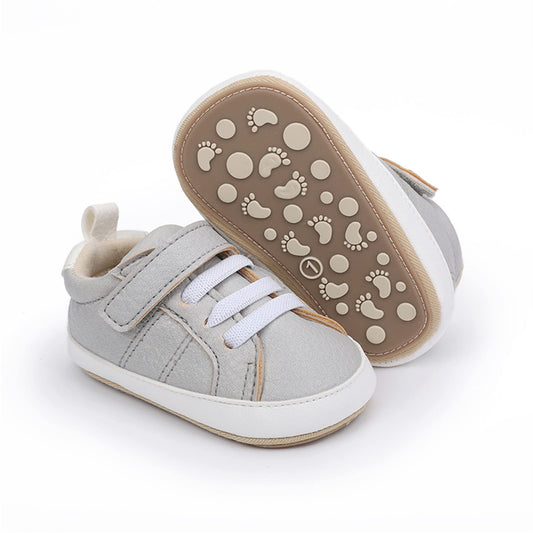 RVROVIC Babyschuhe Anti-Rutsch Oxford Loafer Flats für Jungen und Mädchen aus PU Leder mit weicher Sohle