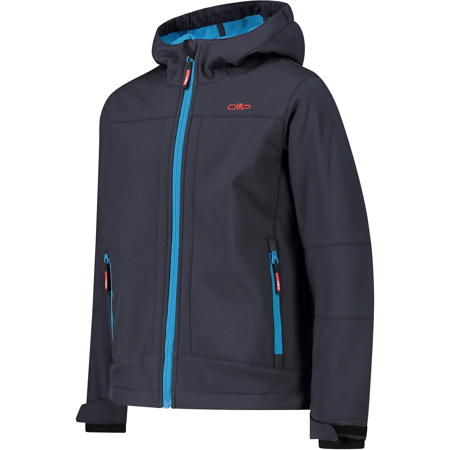 CMP Unisex Children's Giacca in Softshell Da Bambini Con Cappuccio Fisso Softshell Jacket for Children with Fixed Hood