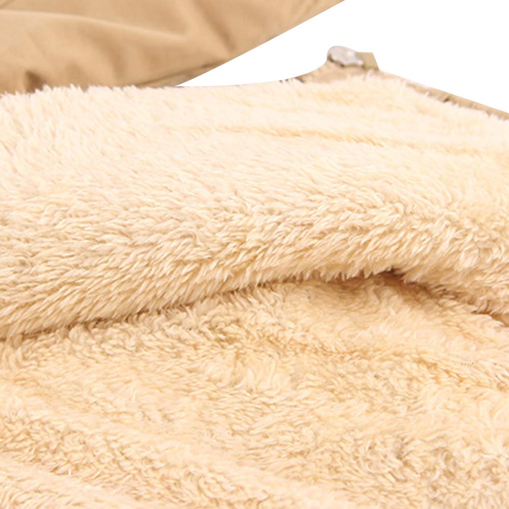 amropi Children's Boys Hooded Jacket with Fleece Lining Coat Parka Jacket Outerwear for 3-10 Years