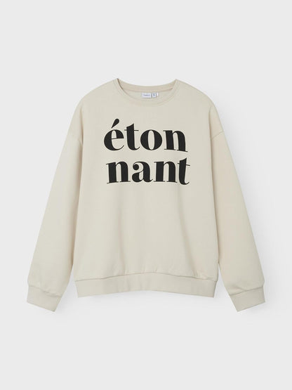 NAME IT Girls' Relaxed Fit Sweatshirt