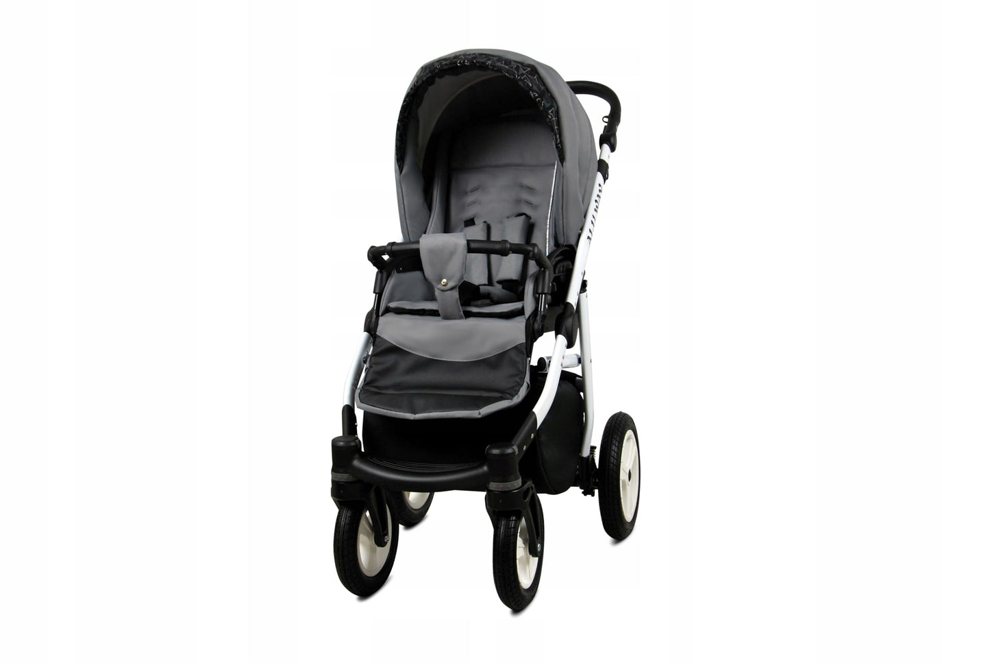 BabyLux® Kinderwagen Set 4 in 1 - Alu Way - incl. Babywanne, Buggy Sportsitz, Auto-Babyschale, ISOFIX-Basisstation - Autositz - Kinderwagenset - Kombikinderwagen mit Wickeltasche usw.
