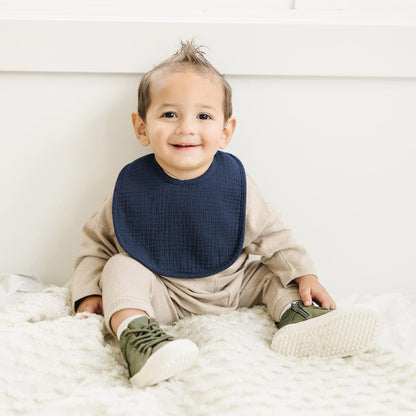 SLOSH Lätzchen Baby Für Neugeborene Babylätzchen für Babys und Kleinkinder Jungen und Mädchen Unisex Set Druckknopf