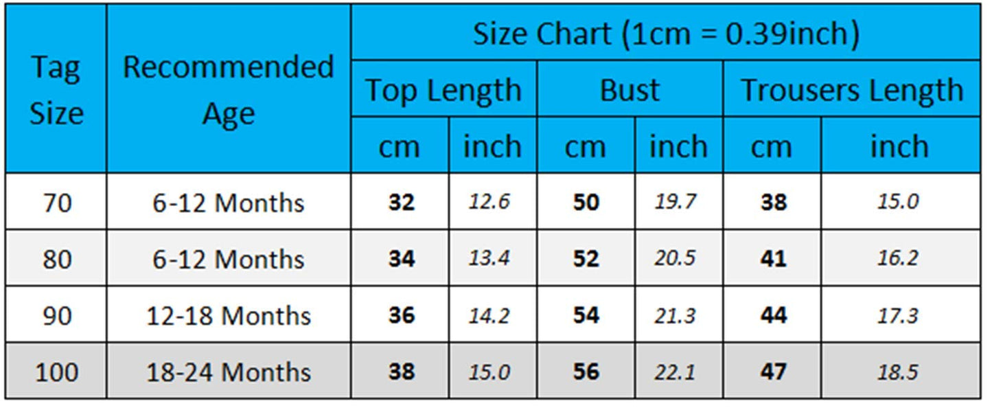 Geagodelia Baby Boys’ Clothing Set with Long Sleeve Top and Trousers