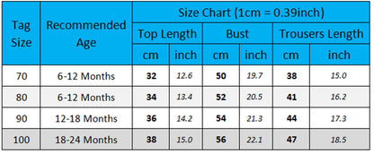 Geagodelia Baby Boys’ Clothing Set with Long Sleeve Top and Trousers