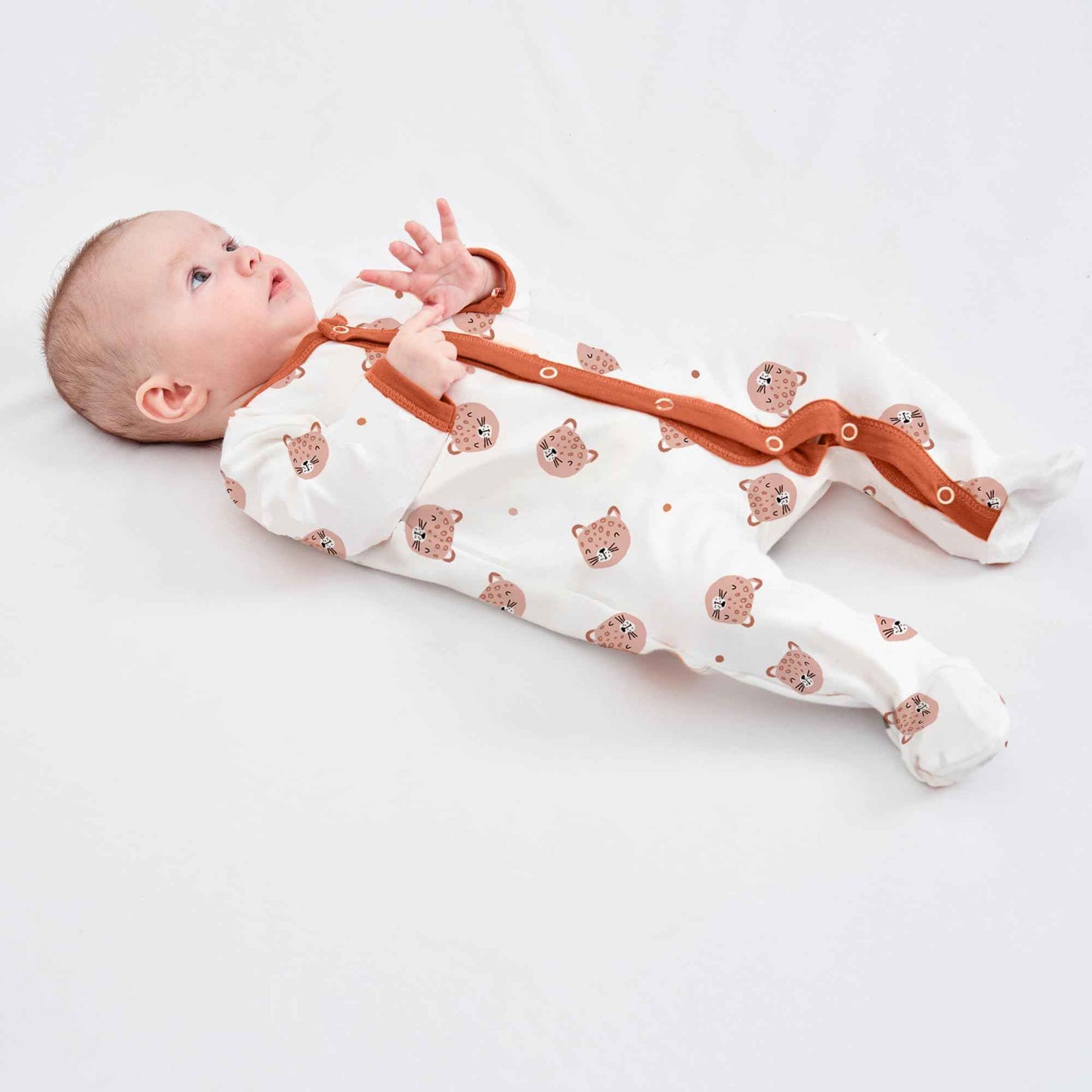 Baby Sleeping Bag Cotton with Feet with Buttons Size 56 62 68 cm for Boys Girls Newborns Pack of 3