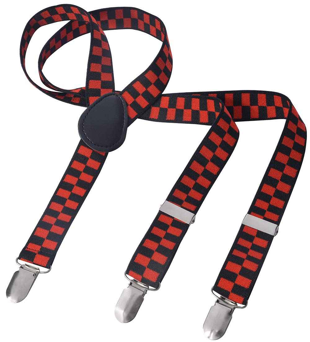 Long Kids Y Shape 3 Clips Elastic Slim Braces
