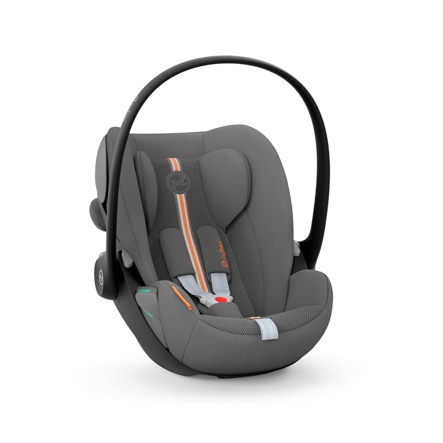 CYBEX Gold Babyschale Cloud G i-Size Plus, Inkl. Neugeboreneneinlage, Ab Geburt bis ca. 24 Monate, Für Kinder ab 40 cm bis 87 cm, Max. 13 kg, Lava Grey - Meloni2