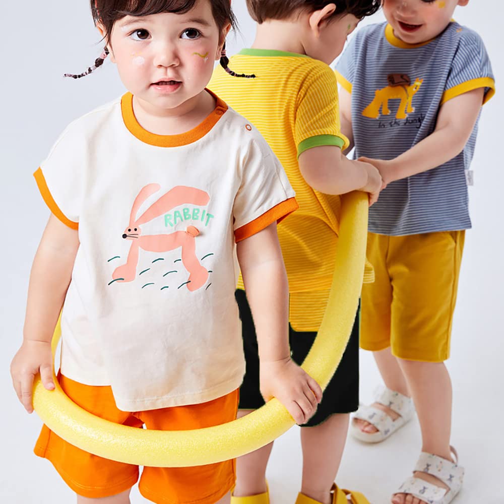 Baby Junge Baumwolle Shorts-Unisex Kleinkind Baby Sommer Kurze Hosen für Jungen Kinder Sommer Kleidung,6er-Set Multi-Packs 1-5 Jahre