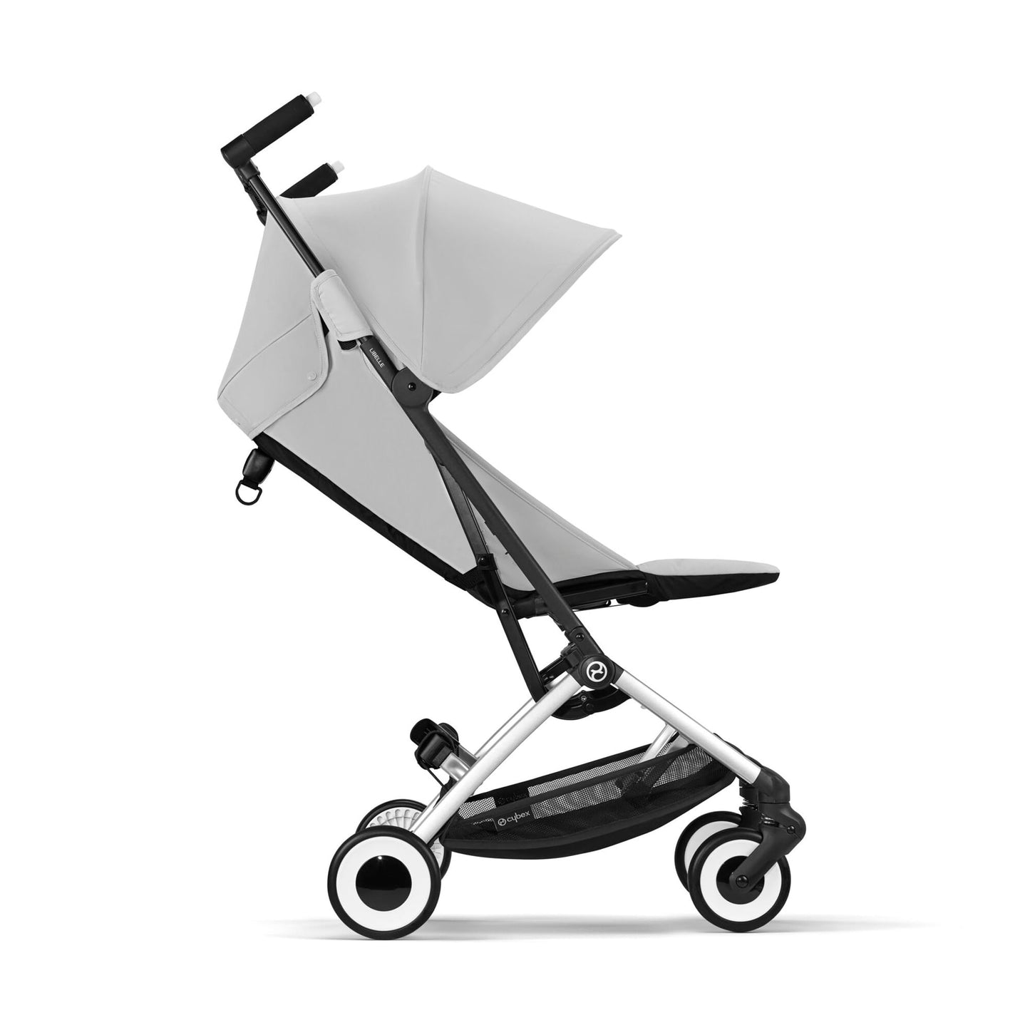 CYBEX Gold Pushchair Dragonfly with One-Pull Harness, From Approx. 6 Months to 4 Years (max. 22 kg), Ultralight (Only 6 kg), Fog Gray (Grey with Silver Frame) 