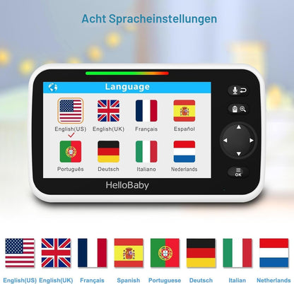 HelloBaby Babyphone mit Kamera – Sicherheit und Komfort für Ihr Baby