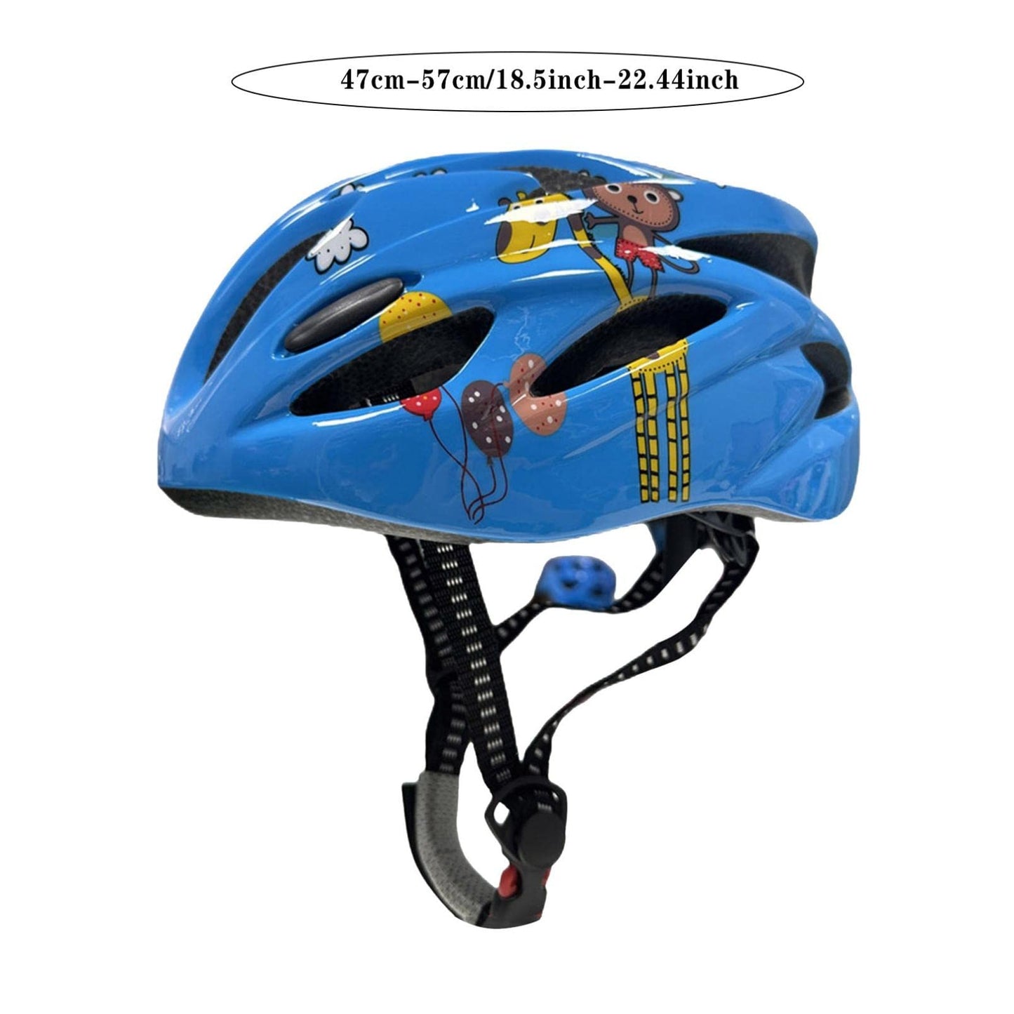 Fahrradhelm Kinder Mädchen [5 Farben] 47-57 cm Kinder Fahrrad Mütze mit Verstellbarer Schnürung Jungen Kinder Schutzhelme Helm Ski Zubehör Kinder Fahrradmütze für Reiten Skateboarden Skaten