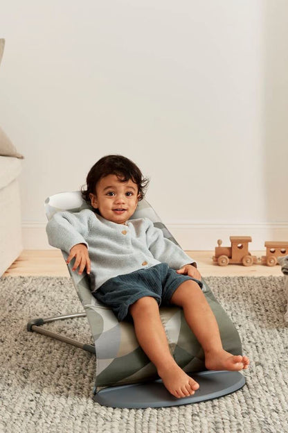 BabyBjörn Bliss Baby Bouncer, Woven, Classic Quilting, Sand Grey 