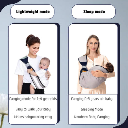 Babytrage, Verstellbare Trage, Atmungsaktive Babytrage, Neugeborenen-Trage
