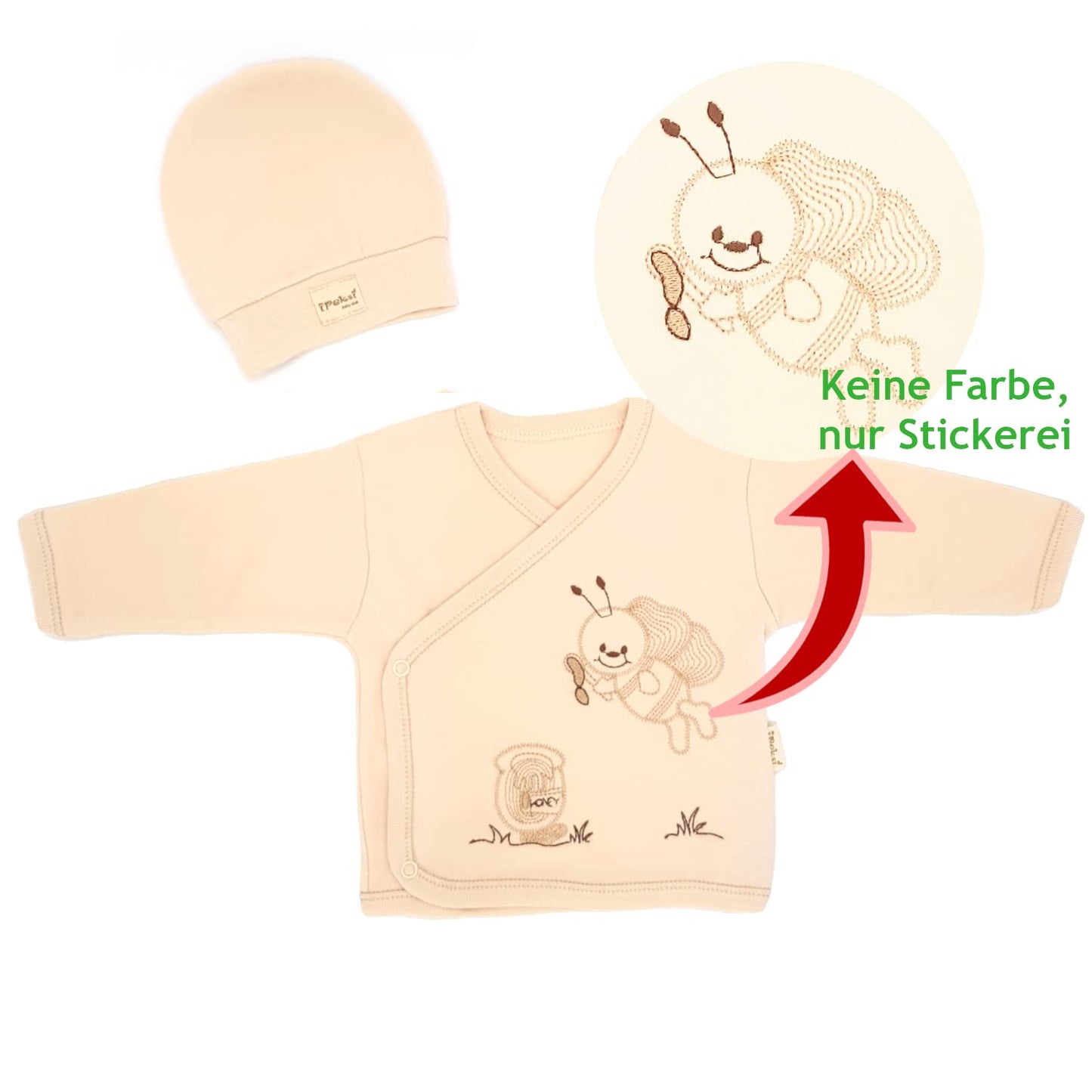Neugeborenen Baby Geschenk Set 100% natürliche Baumwolle Erstausstattung Erstlingsausstattung Ausstattung Unisex Kleidung Geschenkset Babyausstattung für Babys 0-4 Monate (Koala)