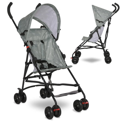 Lorelli Ultra Leichter Buggy Kinderwagen Vaya - nur 4,7kg - Kompakter Sportsitz bis 15kg, Sitzbuggy mit 5-Punkt-Gurt, faltbarem Verdeck und ergonomischen Griffen, klappbarer Reisekinderwagen, rosa - Meloni2