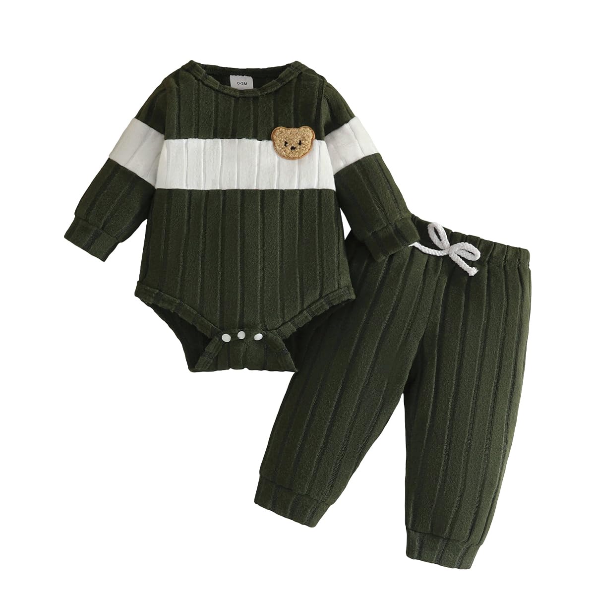 Herbst Outfit Für Baby Jungen Mit Bären Oberteil Und Hose