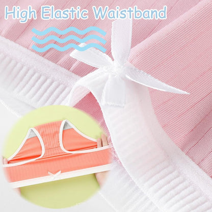 Sunvivid Teenager Mädchen Unterhosen Unterwäsche Atmungsaktive Bequeme Slips Taillenslips Schnelltrocknend Panties Höschen Größe Kinder 8-18 Jahren - 8er Pack