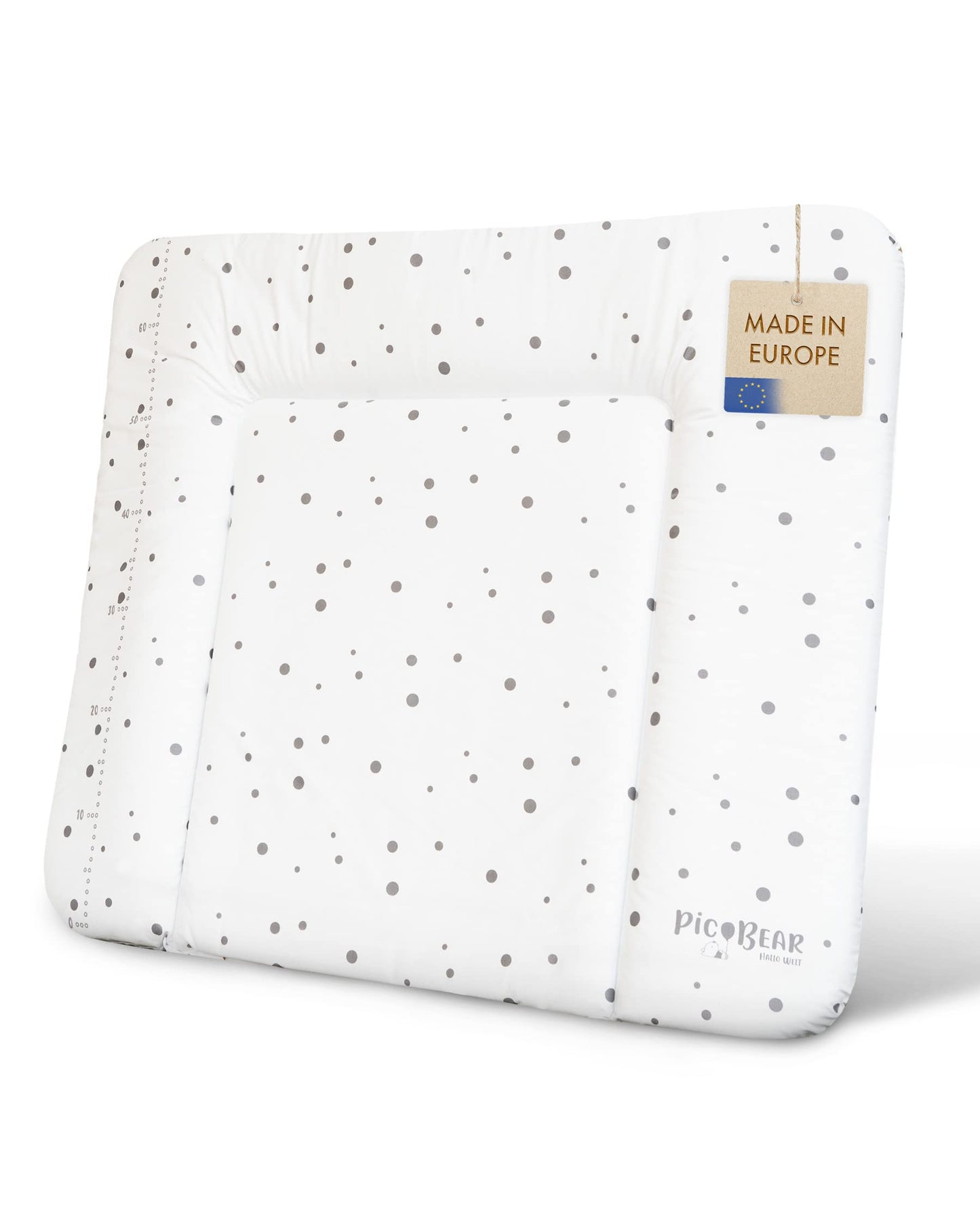 pic Bear Wickelauflage - hochwertige OEKO-TEX Wickeltischauflage - pflegeleichte Wickelunterlage - Auflage Wickelkommode - 85 x 72 cm - Sealife