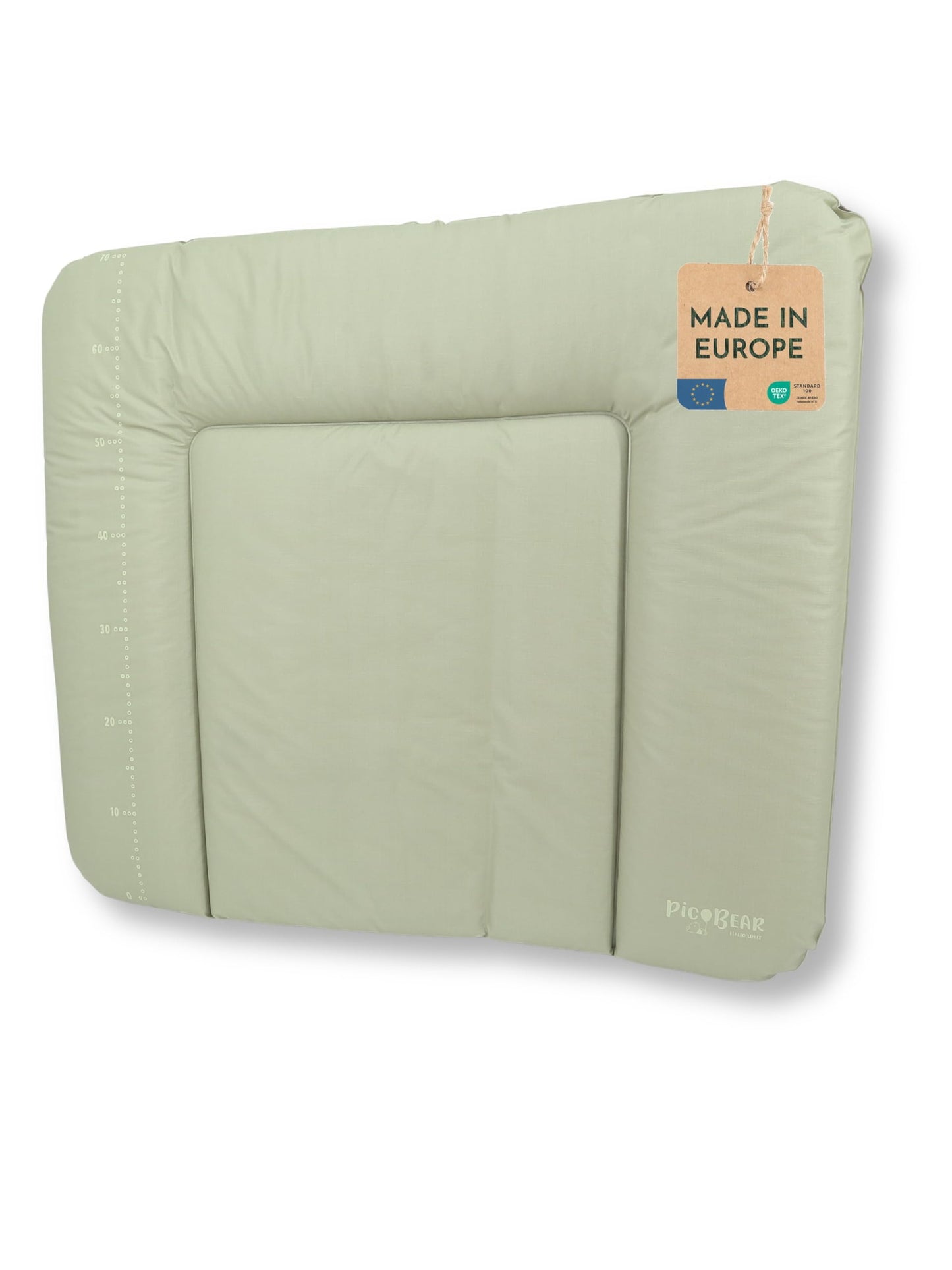 pic Bear Wickelauflage - hochwertige OEKO-TEX Wickeltischauflage - pflegeleichte Wickelunterlage - Auflage Wickelkommode - 85 x 72 cm - Sealife